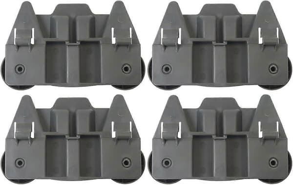 Ersättningshjul för diskmaskinens underkorg, 4-pack, kompatibla med KitchenAid, Kenmore, Whirlpool