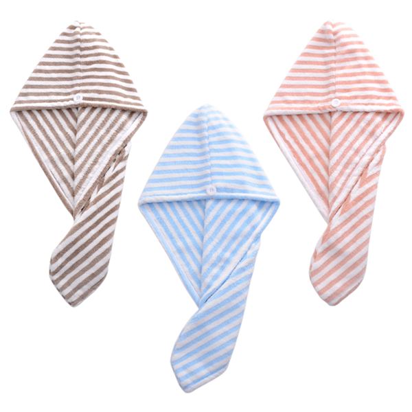 3-pack mikrofiberhårhandduk för kvinnor, absorberande hårhandduk