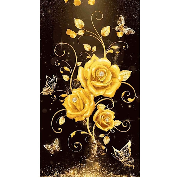 Diamantmaleri Billeder, Blomster Diamantmaleri Med Diamant Pai