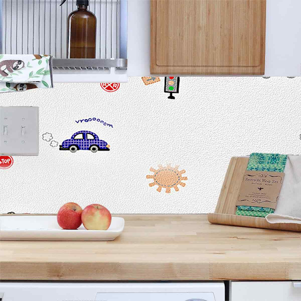 1 rulle Peel and Stick Tapet Kontaktpapir Selvklæbende