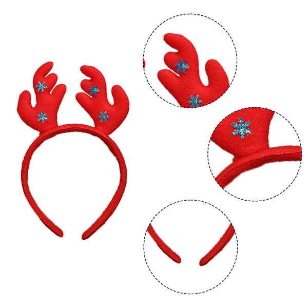 Søtt Julehodebånd Dekorasjon, Juleelement for Julebord style 3