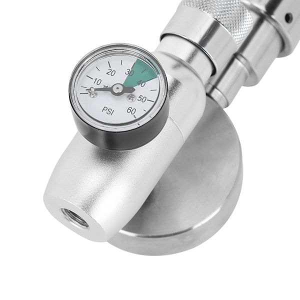 Öldispenser Justerbar Kran Tryckmätare Tillbehör Kit för 2L/3.6L Keg US Standard