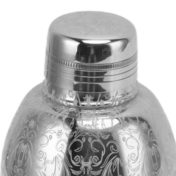 Cocktail Shaker Amerikansk Stil 304 Rustfrit Stål Cocktail Bartending Mixer Shaker til Bar Tilbehør Ætsning