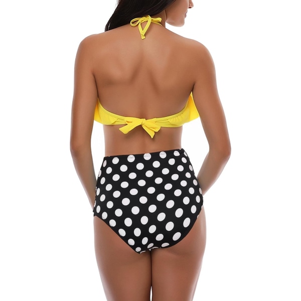 KABETY Jente Badedrakt Todelt Bikinisett Ruffle Falbala Swimw