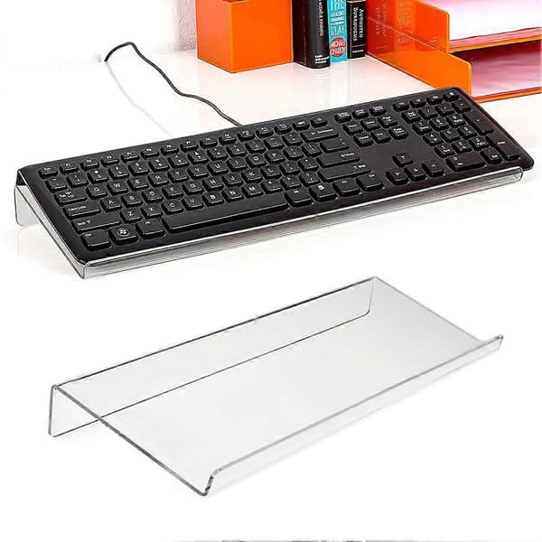 Kontor Hem Dator Tangentbord Lutande Ergonomisk Hållare Akryl Höjningsstativ