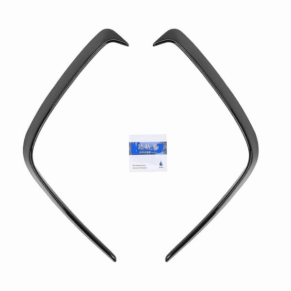 1 par Sort ABS Bagkofanger Splitter Spoilere Canard Til W176 A200 A250 A45 Til Amg 2013-20