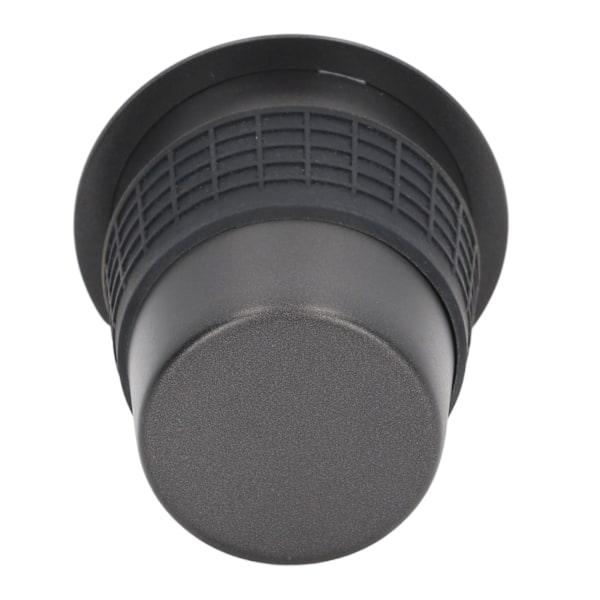 58mm Kaffe Doseringkopp i Rustfritt Stål, Håndtak for Kaffemaskin, Mottak for Pulver med Silikonring, Svart