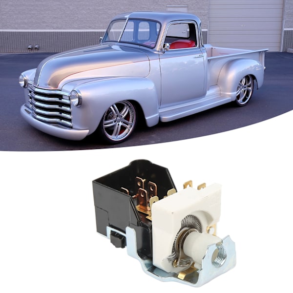 Strålkastarswitch AES‑1112‑34A Metall Slitstark Ersättning för Chevy Classic Modell