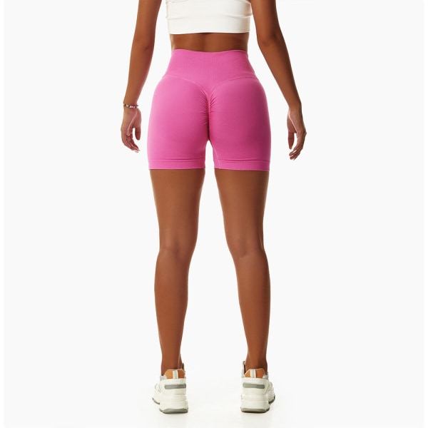 Kvinnors kors midja cykelshorts, hög midja stövlar träning löpning yogashorts