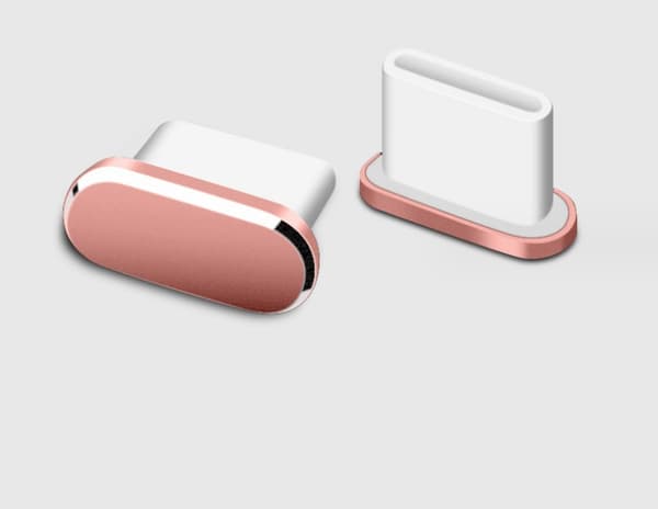 Grå 4-pack USB C Dammskydd Typ C Dammskydd Kompatibel med S