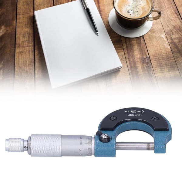 Dial Kaliper, Mikrometer Kaliper, med Bæreveske Bærbar 0‑25MM