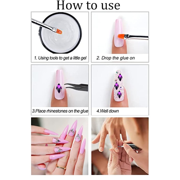 Diamond Crystal Nail Rhinestones Gemsten Perle