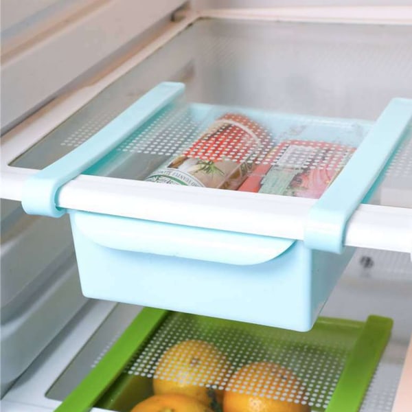 Kylskåp organizer 4-pack infällbar låda Kylskåp