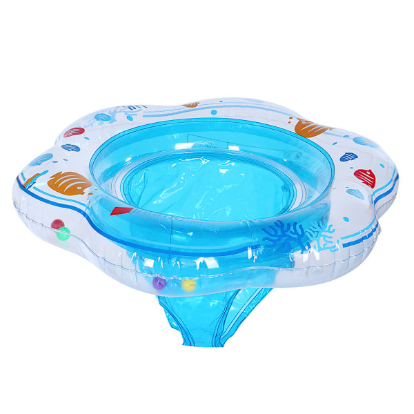 Children's summer swimming ring training water toy inflatable baby seat baby swimming ring blue