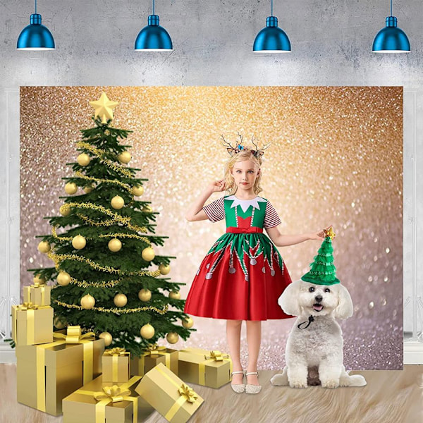 2,1x1,5M Glitter Tausta Valokuvaus Keltainen Glitter Tausta