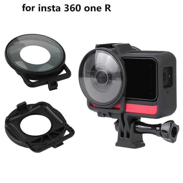 Kompatibla linsskydd för Insta 360 ONE R-kamera, tillbehör för dubbla linser