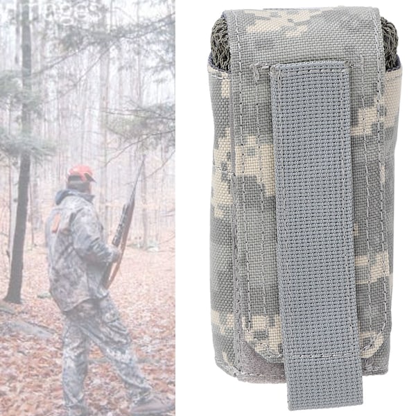 Vikbar Vattenflaska för Utomhusbruk, Kamouflage Militär, Resor, Camping, Vandring, Vattenkittelväska (ACU)