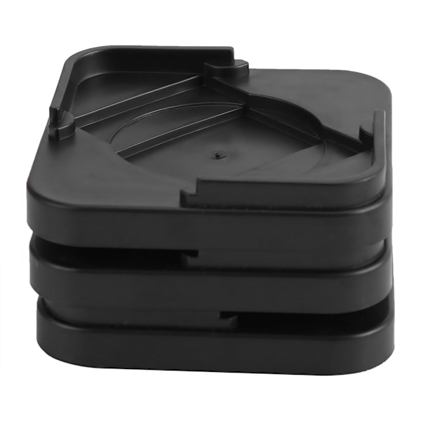 8 st set halkfria möbelbensplattor för bord, skrivbord, säng, soffa, stolar (svart)