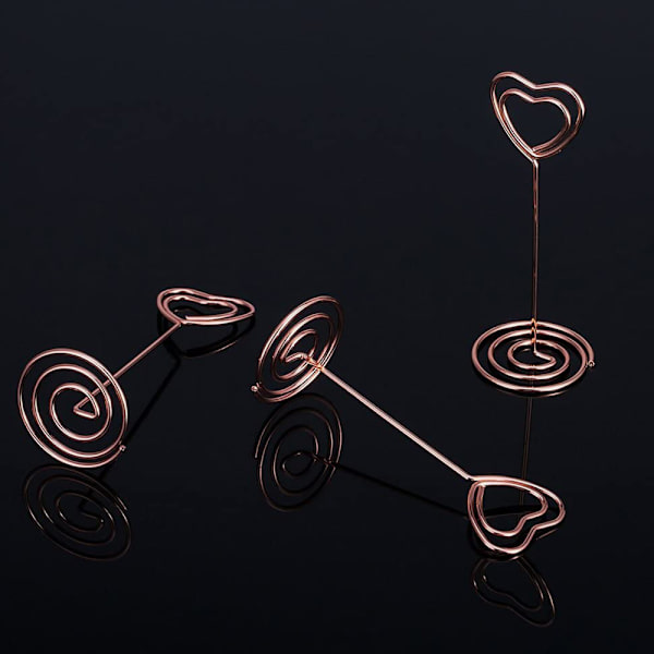 12 stk Høy Place Card Holder Bordnummerholder Bordkort Holder