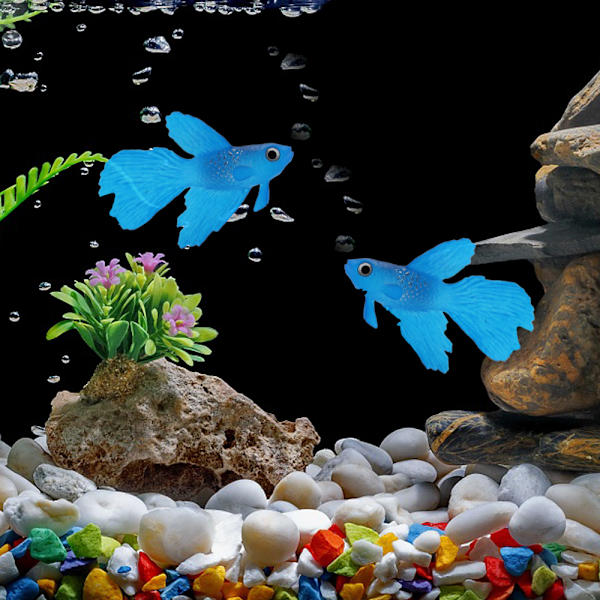 Silikon Kunstig Fisk Akvarium Dekoration Høj Simulation