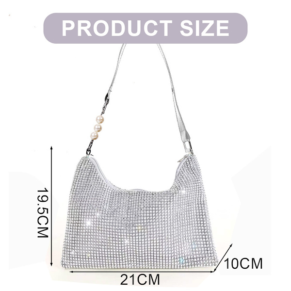 Mote skulderveske enkel messenger bag kjedeveske casual