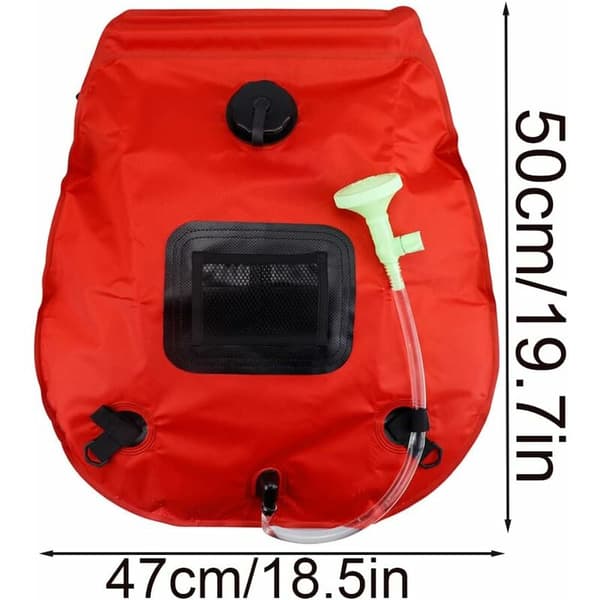 Svart Campingdusj, Solar Campingdusjpose, Campingdusj Ba