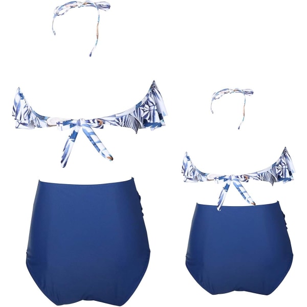 KABETY Jente Badedrakt Todelt Bikinisett Ruffle Falbala Swimw