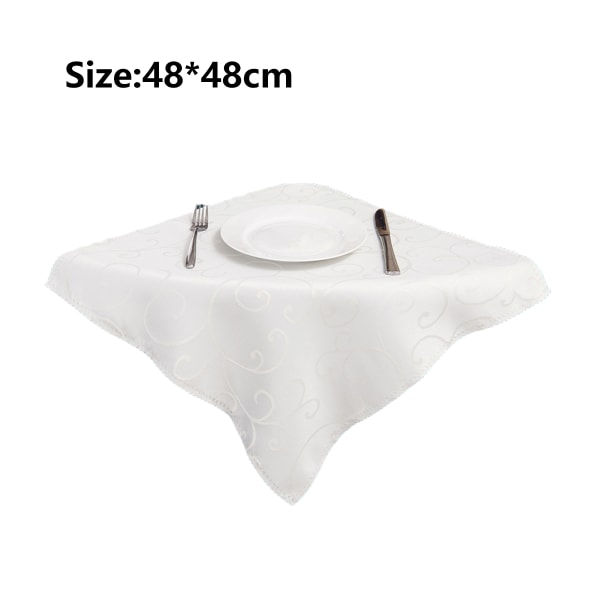 10 stk. Klud Dugdug Servietter 48*48cm, Polyester Vaskbar