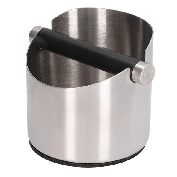 Ergonomisk Knock Box i Rustfrit Stål, Alsidig Anvendelse Stor Kaffeboks til Hjemmecaféer (Ergonomisk Design)