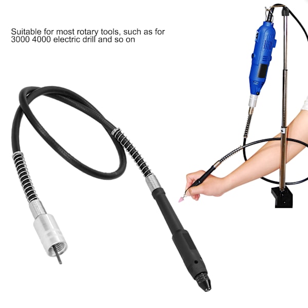 Elektrisk Borr Flexibel Axel 3.2MM Chuck Flexibel Axel Kraftverktyg Tillbehör 1.1m