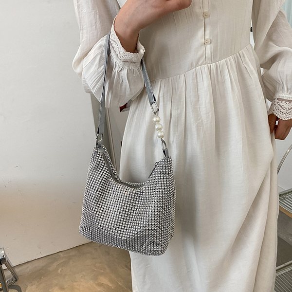 Mote skulderveske enkel messenger bag kjedeveske casual