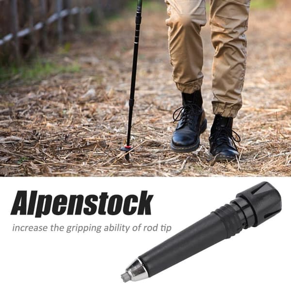 4 st Alpenstock Gummispetsar för Vandringsstavar Trekking