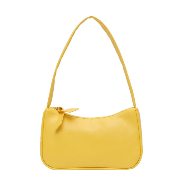 Retro-tyylinen baguette-laukku olkalaukku keinonahkaa