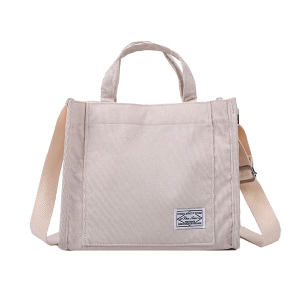 Cordfløyel Skulderveske for Kvinner Tote Bag Håndveske