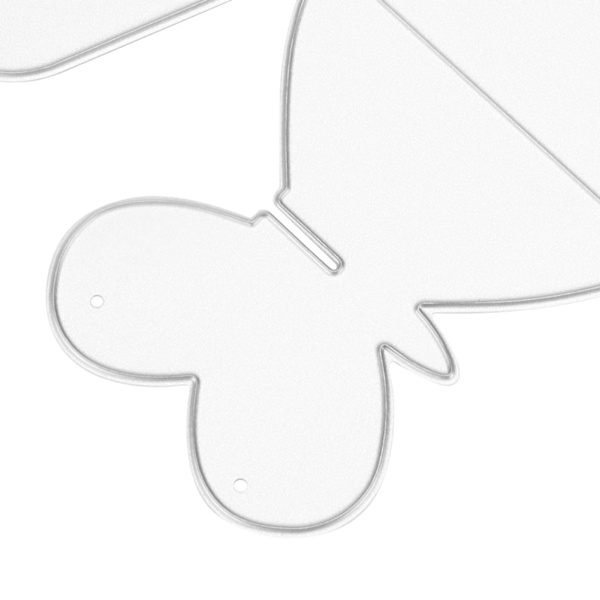 Box Die Cuts Present Enkla Praktiska Hållbara Robusta Bekväma Slim Butterfly Candy Dies
