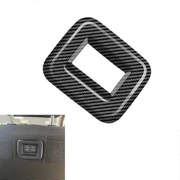 För Sienta 2022 2023 Bil Bakre Usb Utrustning Laddningsport Skyddskåpa Ram Panel Trim Kolfiber