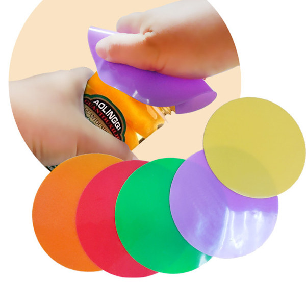 Färgglad Greppdyna, Solid Gummi Greppyta Tål Maskindisk för Enkel Rengöring, Multifunktionella Halkfria Prickar för Säkert Grepp Klara Färger Idealiska
