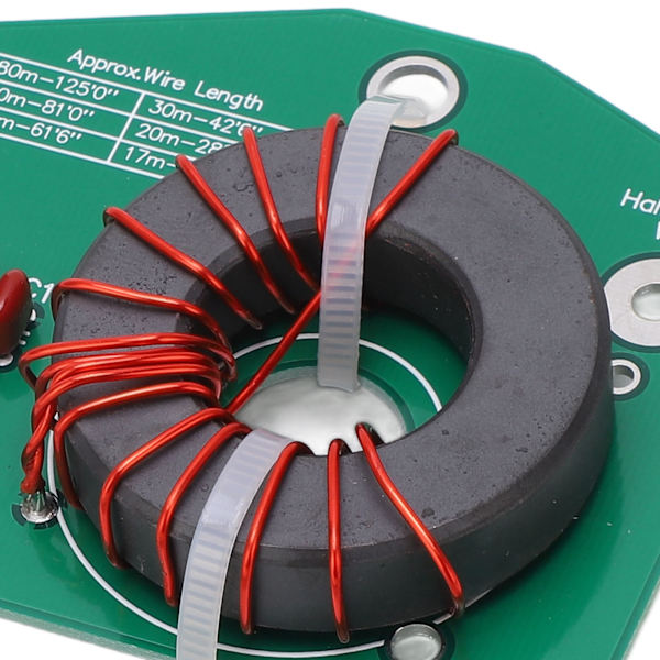 Balun PCB Afbalanceret til Ubalanceret Transformer 49:1 Kortbølge Tuning Fri Antenne 5‑35MHz