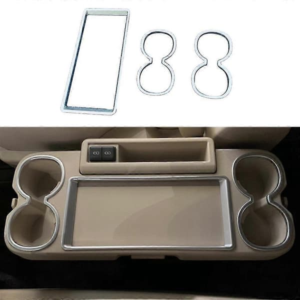 For Noah Voxy 90 2021 2022 Front Senterkonsoll Vannkoppholder Deksel Surround Ramme Trim Klistremerke