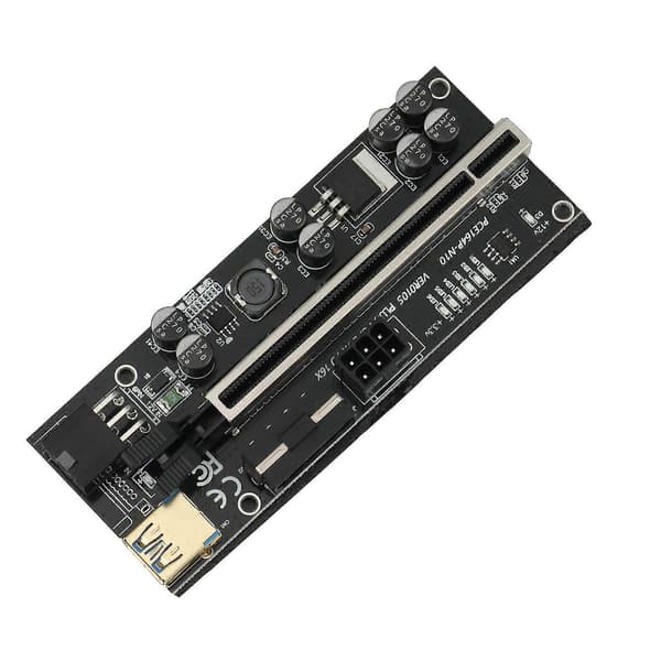 Ver010s Usb3.0 Pci-e Riser Ver010 Plus Express 1x 4x 8x 16x Extender Pcie Riser -sovitinkortti Sata 6