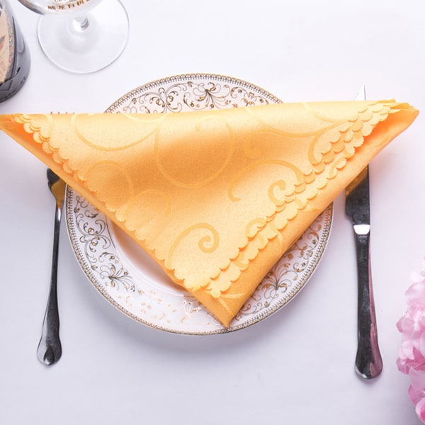 10 stk. Klud Dugdug Servietter 48*48cm, Polyester Vaskbar