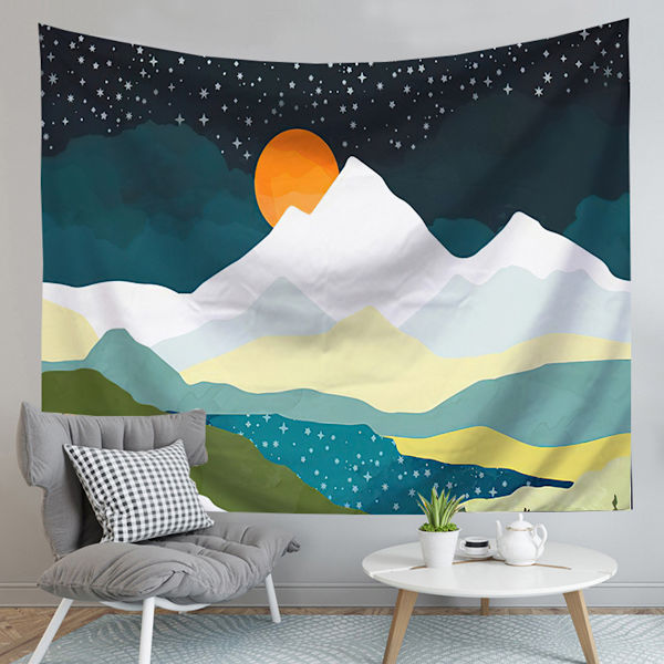 Metsätapetti, puutapetti, auringonlaskutapetti, luonnollinen
