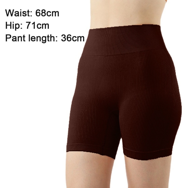 Women's Yoga Shorts Ribbed Seamless Exercise High Waist sports Fitness shorts