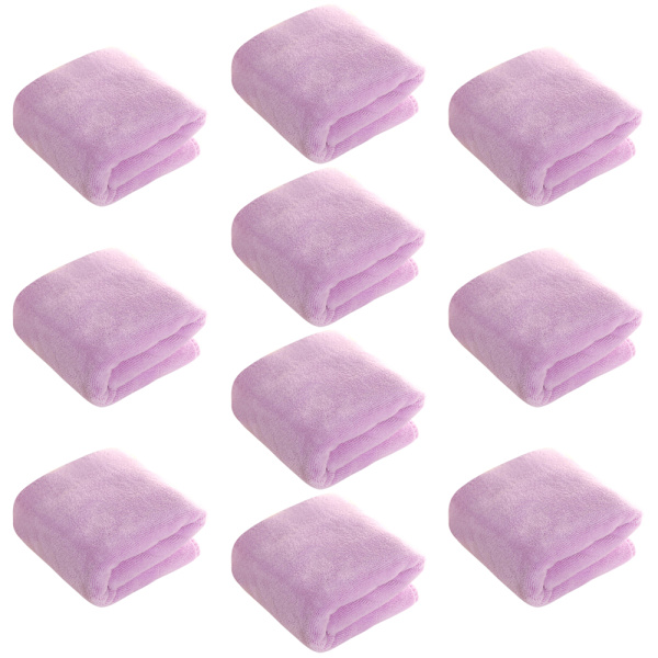 10-pack handdukar för salonger - Snabbtorkande handduk för hår, händer,