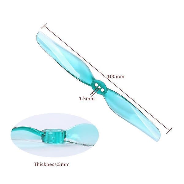 Til Nazgul 4030 Prop 4 tommer 2-bladet Propel Blad Paddle Luftskrue Vindstang 1.5mm Til Freestyle Fp