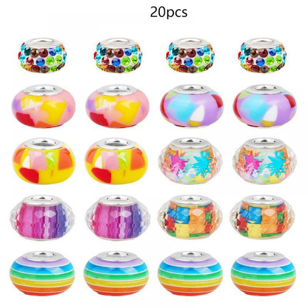 Charm Armbåndssæt, Armbånd Lav Dine Egen Børn Charm Armbånd Piger Sæt, DIY Smykker Håndværk Julegave Piger Gaver 5 6 7 8 9 10 11 12 13 År