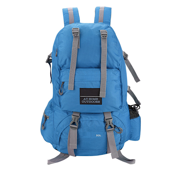 Free Knight 50L Vattentät Väska Nylon Camping Klättring Utomhus Resor Vandringsryggsäck Blå