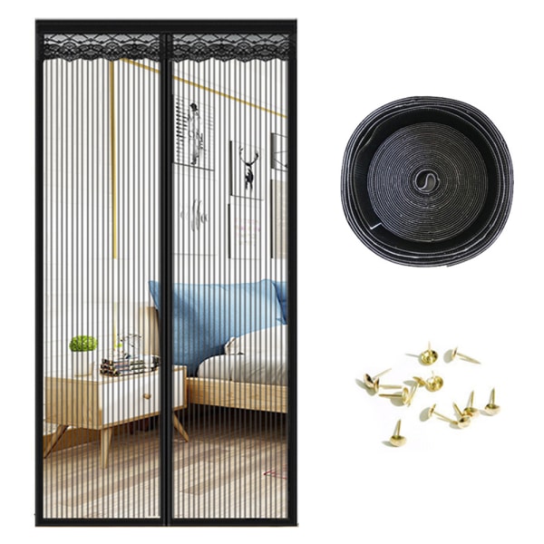 Magnetisk Dørskjerm Magnetisk Dørskjerm Mesh Gardin Kjæledyrvennlig