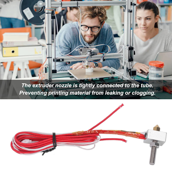 Hot End MK8 Ekstruder 3D Printer Hotend Dysenhoved 0.4mm Tilbehør til Anet A8 I3