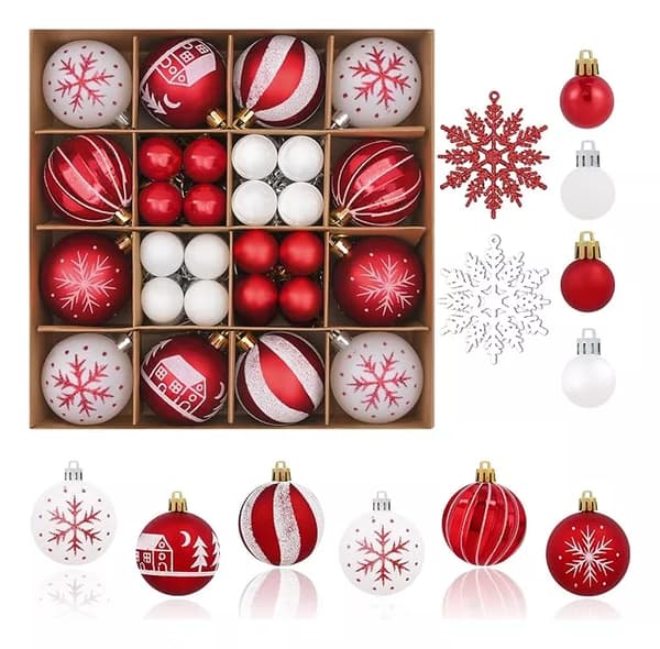 Adornos Esferas De Navidad Dekor 40 stk. til juletre